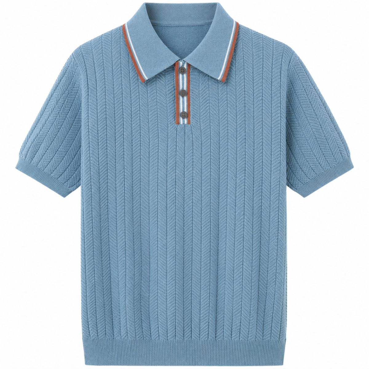 Polo Ashford aus geripptem Strick