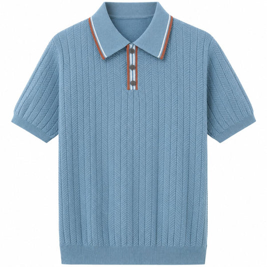 Polo Ashford aus geripptem Strick