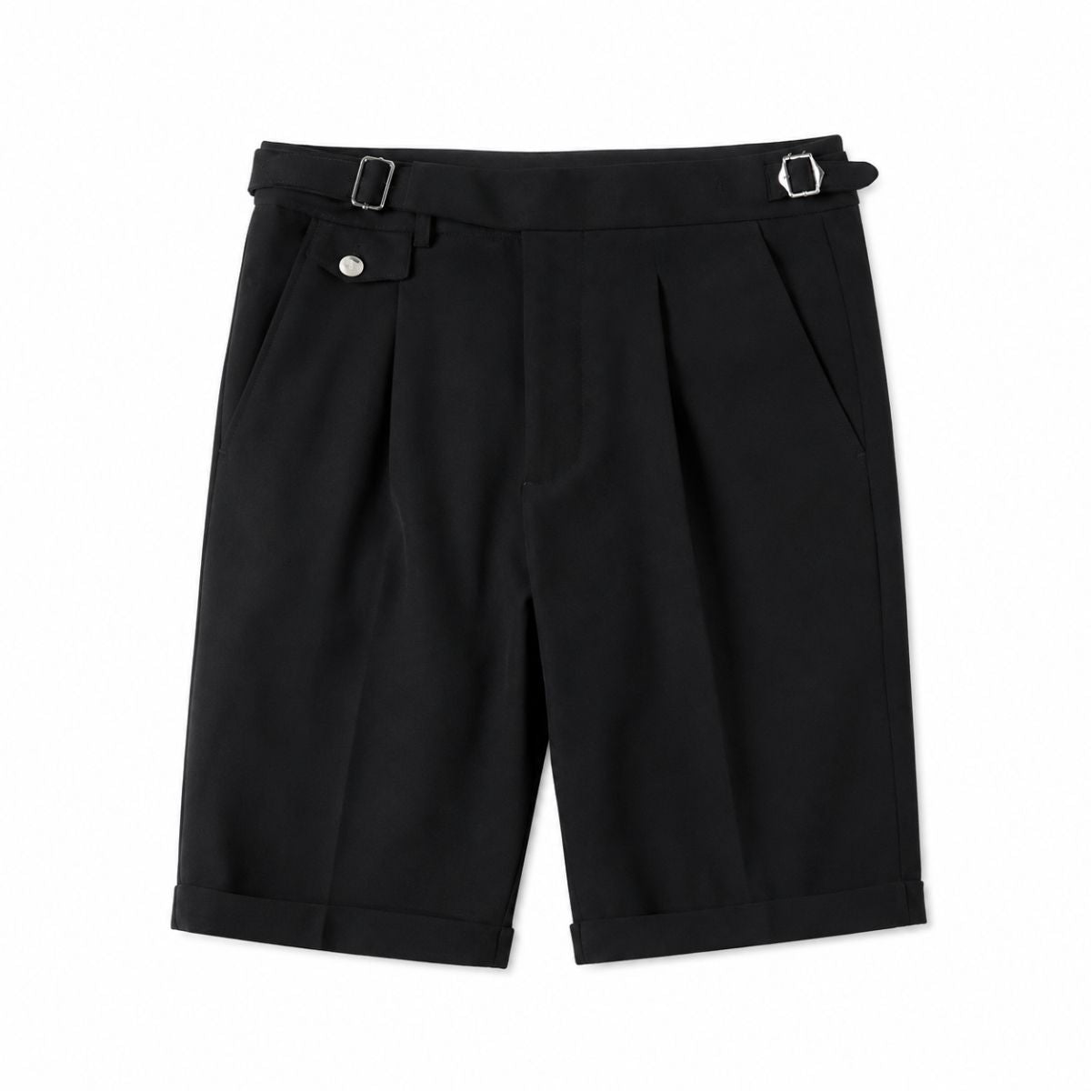 Valdore - Elegante Falten-Bermudashorts