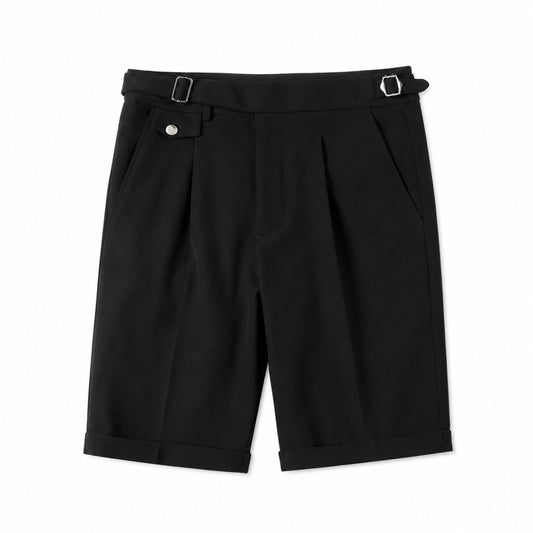 Valdore - Elegante Falten-Bermudashorts
