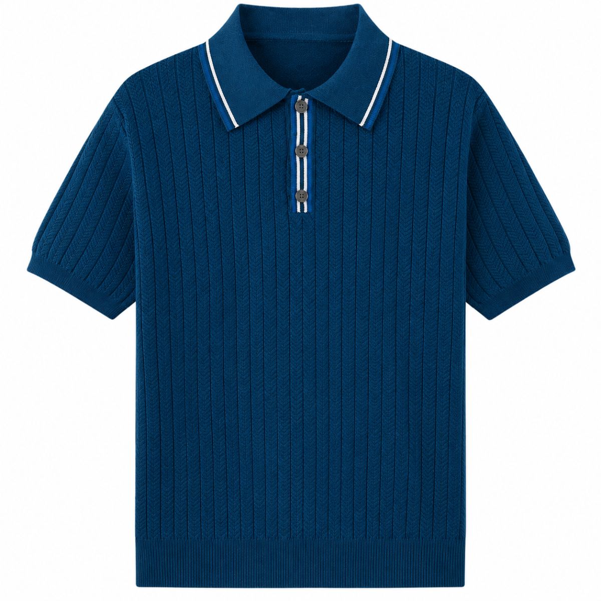 Polo Ashford aus geripptem Strick