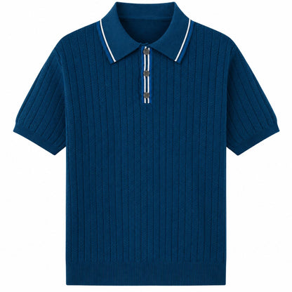 Polo Ashford aus geripptem Strick