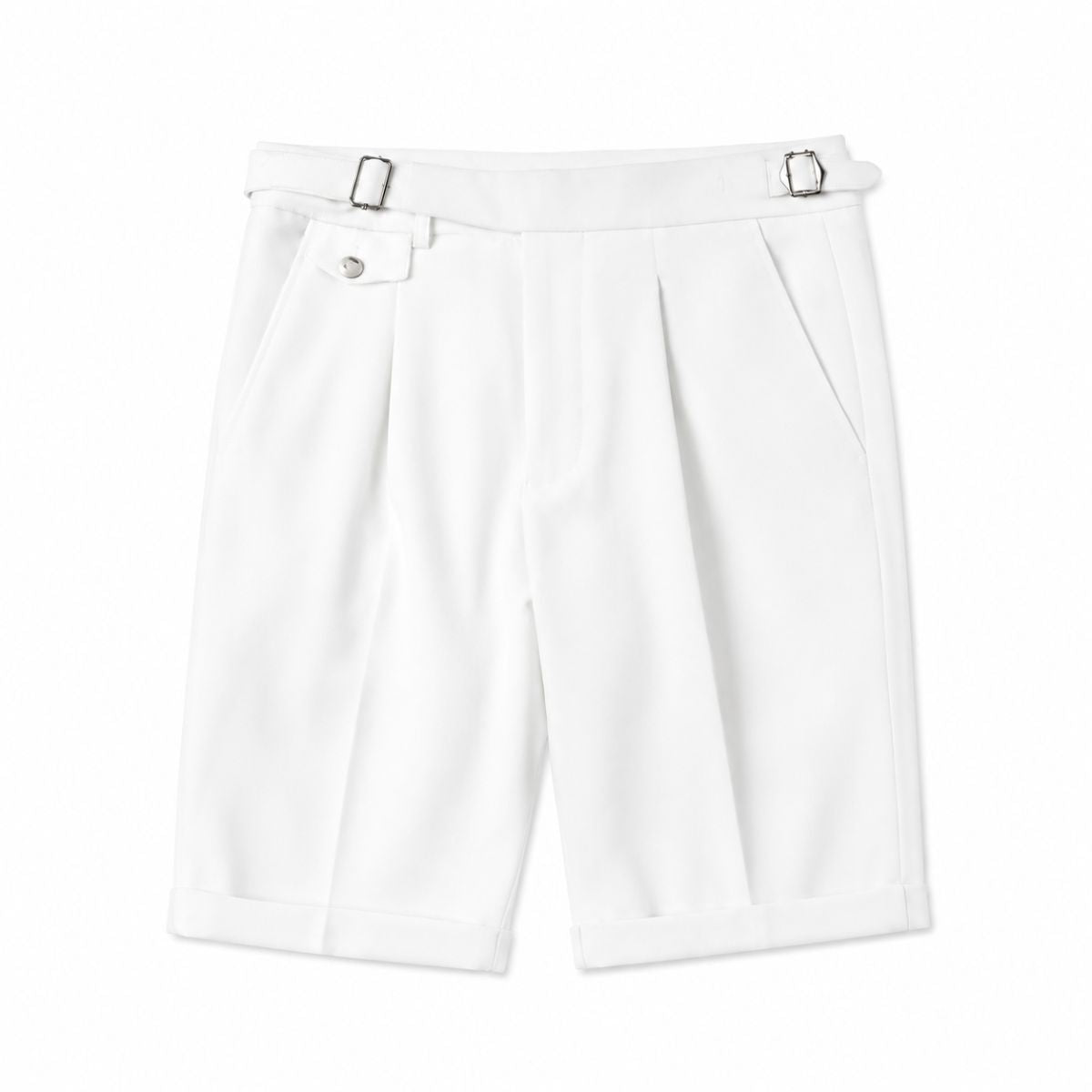 Valdore - Elegante Falten-Bermudashorts