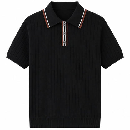Polo Ashford aus geripptem Strick